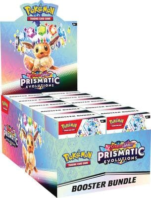Prismatic Evolutions Booster Bundle Display